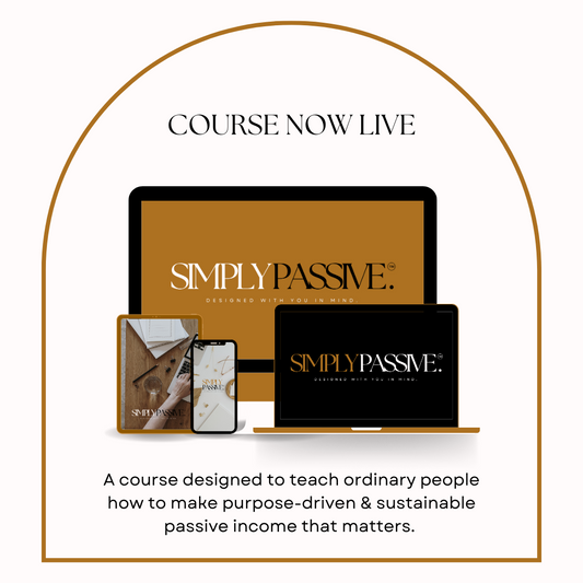 SIMPLY PASSIVE COURSE: Digital Marketing for Beginners with MRR